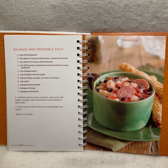 Dump Soups Cookbook Spiral Bound Hardcover Favorite Brand Name Recipes - Picture 9 of 11